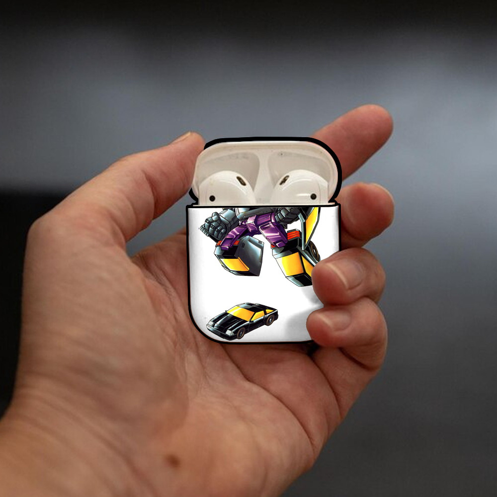  AirPods 第2世代保護ケース ハードシェル ブラック 耐衝撃・防指紋・カラビナ付き