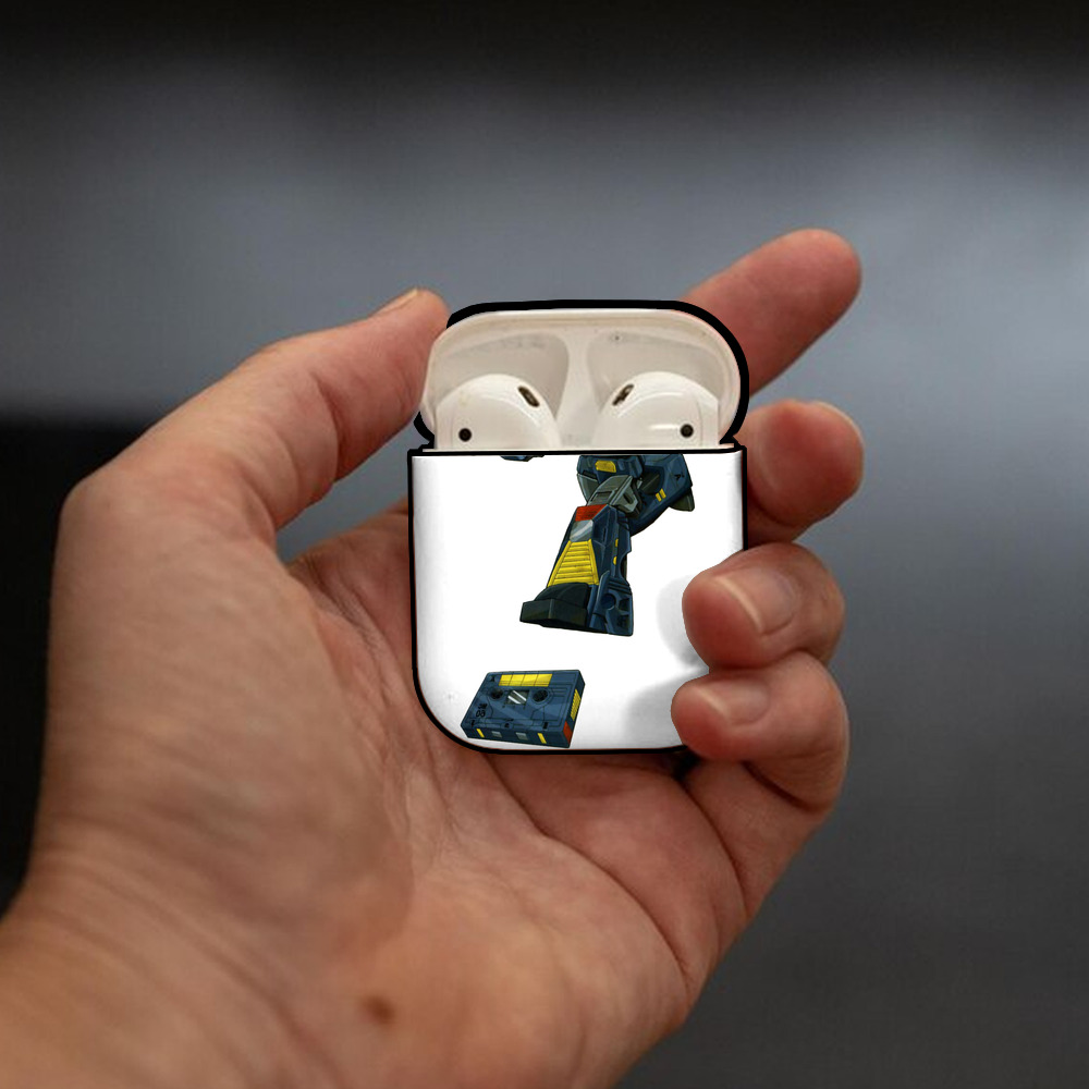  AirPods 第2世代保護ケース ハードシェル ブラック 耐衝撃・防指紋・カラビナ付き