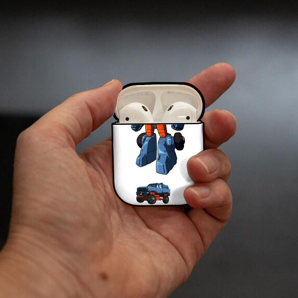  AirPods 第2世代保護ケース ハードシェル ブラック 耐衝撃・防指紋・カラビナ付き