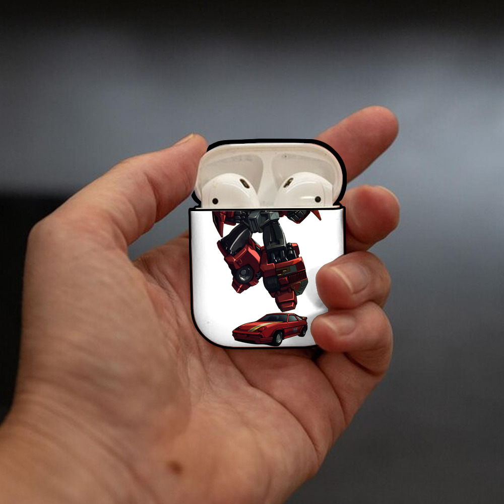  AirPods 第2世代保護ケース ハードシェル ブラック 耐衝撃・防指紋・カラビナ付き