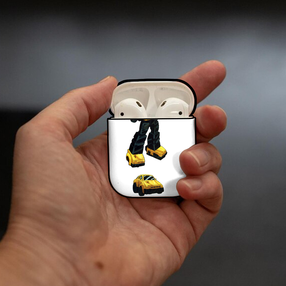  AirPods 第2世代保護ケース ハードシェル ブラック 耐衝撃・防指紋・カラビナ付き