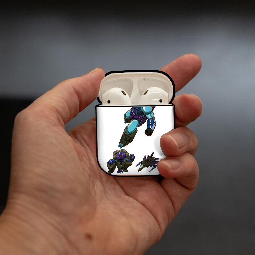  AirPods 第2世代保護ケース ハードシェル ブラック 耐衝撃・防指紋・カラビナ付き