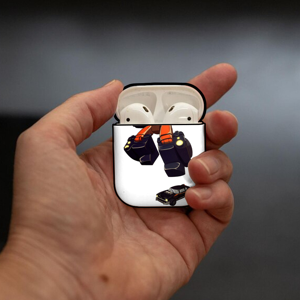  AirPods 第2世代保護ケース ハードシェル ブラック 耐衝撃・防指紋・カラビナ付き