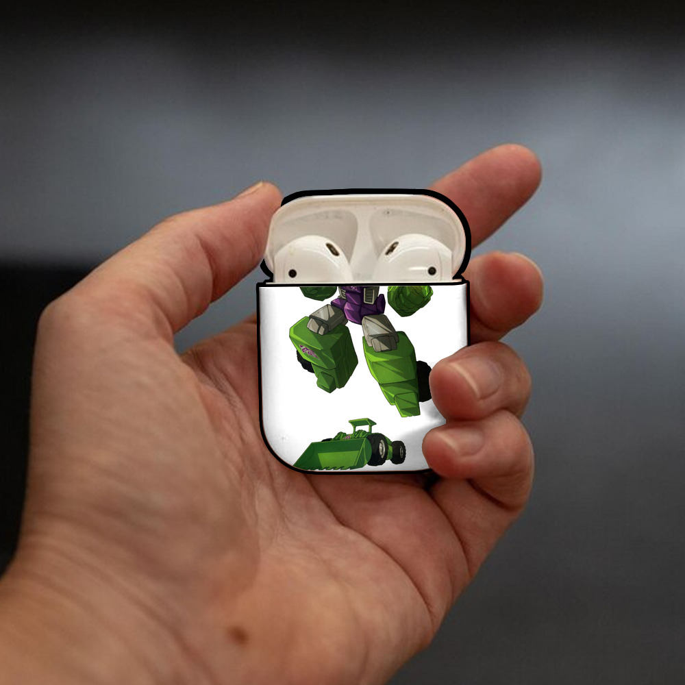  AirPods 第2世代保護ケース ハードシェル ブラック 耐衝撃・防指紋・カラビナ付き