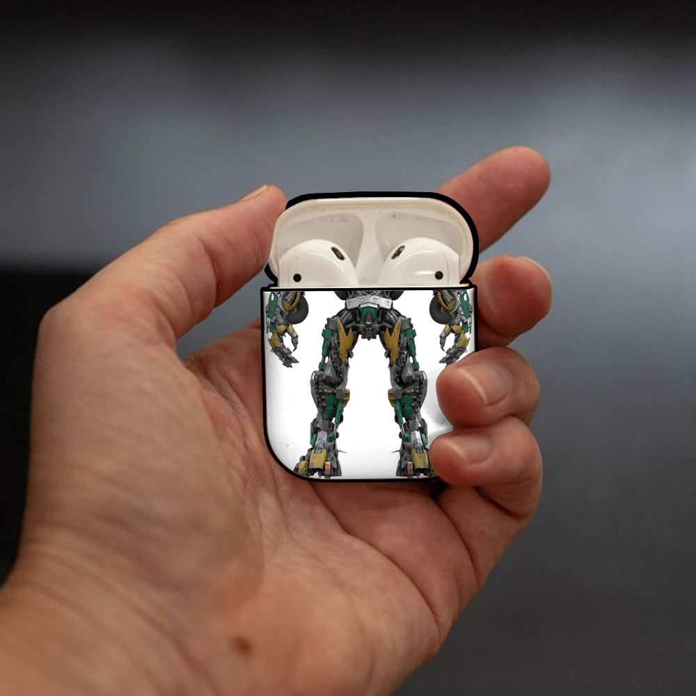  AirPods 第2世代保護ケース ハードシェル ブラック 耐衝撃・防指紋・カラビナ付き