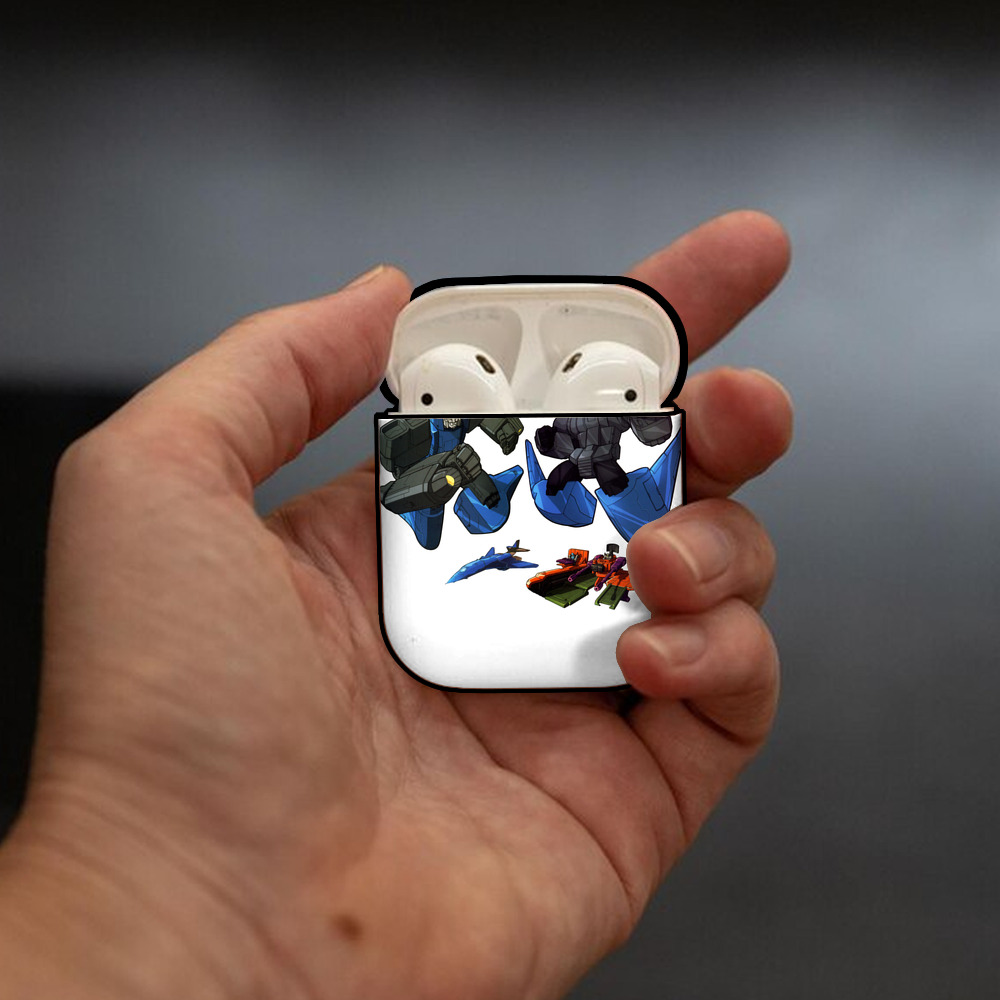  AirPods 第2世代保護ケース ハードシェル ブラック 耐衝撃・防指紋・カラビナ付き