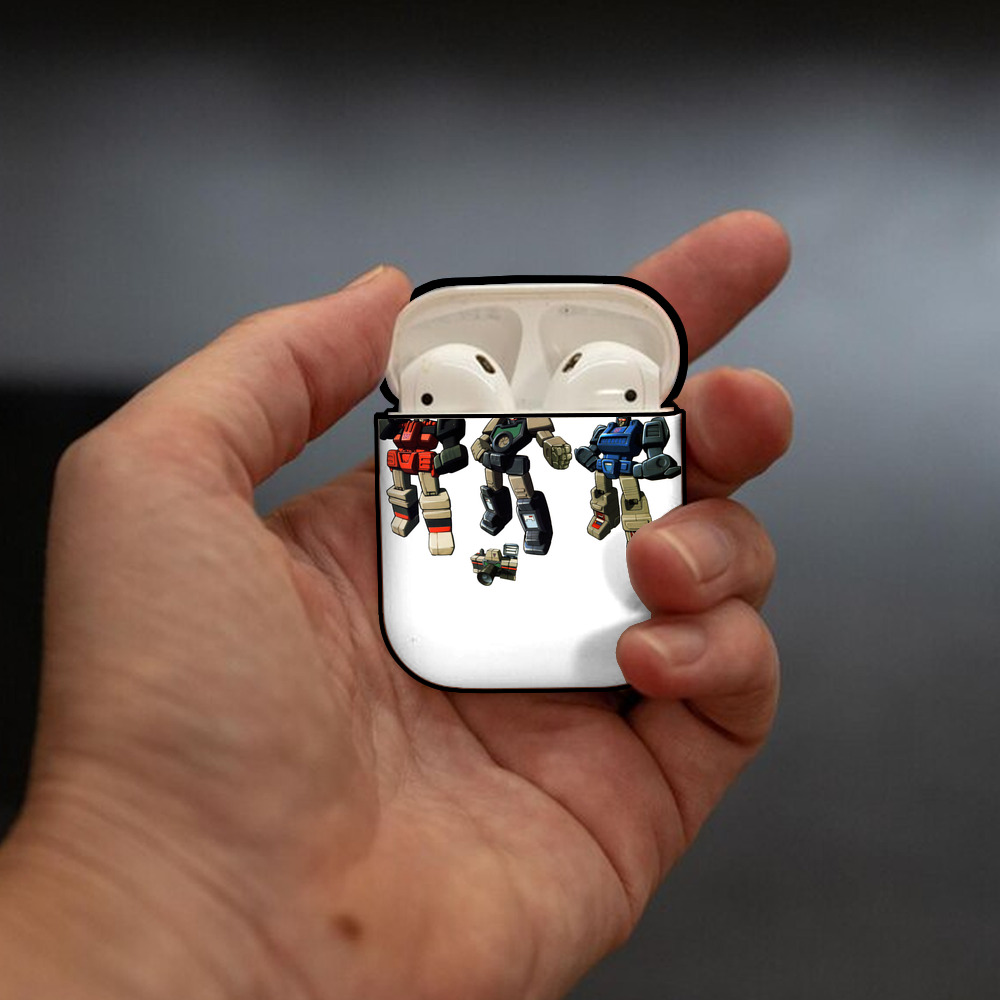  AirPods 第2世代保護ケース ハードシェル ブラック 耐衝撃・防指紋・カラビナ付き