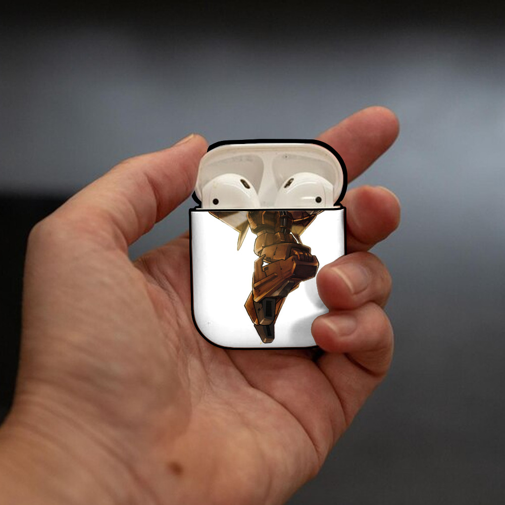  AirPods 第2世代保護ケース ハードシェル ブラック 耐衝撃・防指紋・カラビナ付き