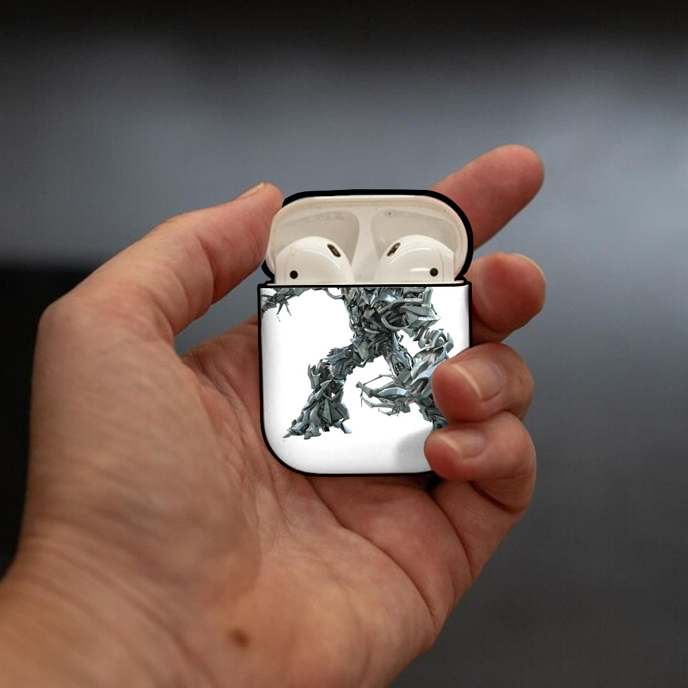  AirPods 第2世代保護ケース ハードシェル ブラック 耐衝撃・防指紋・カラビナ付き