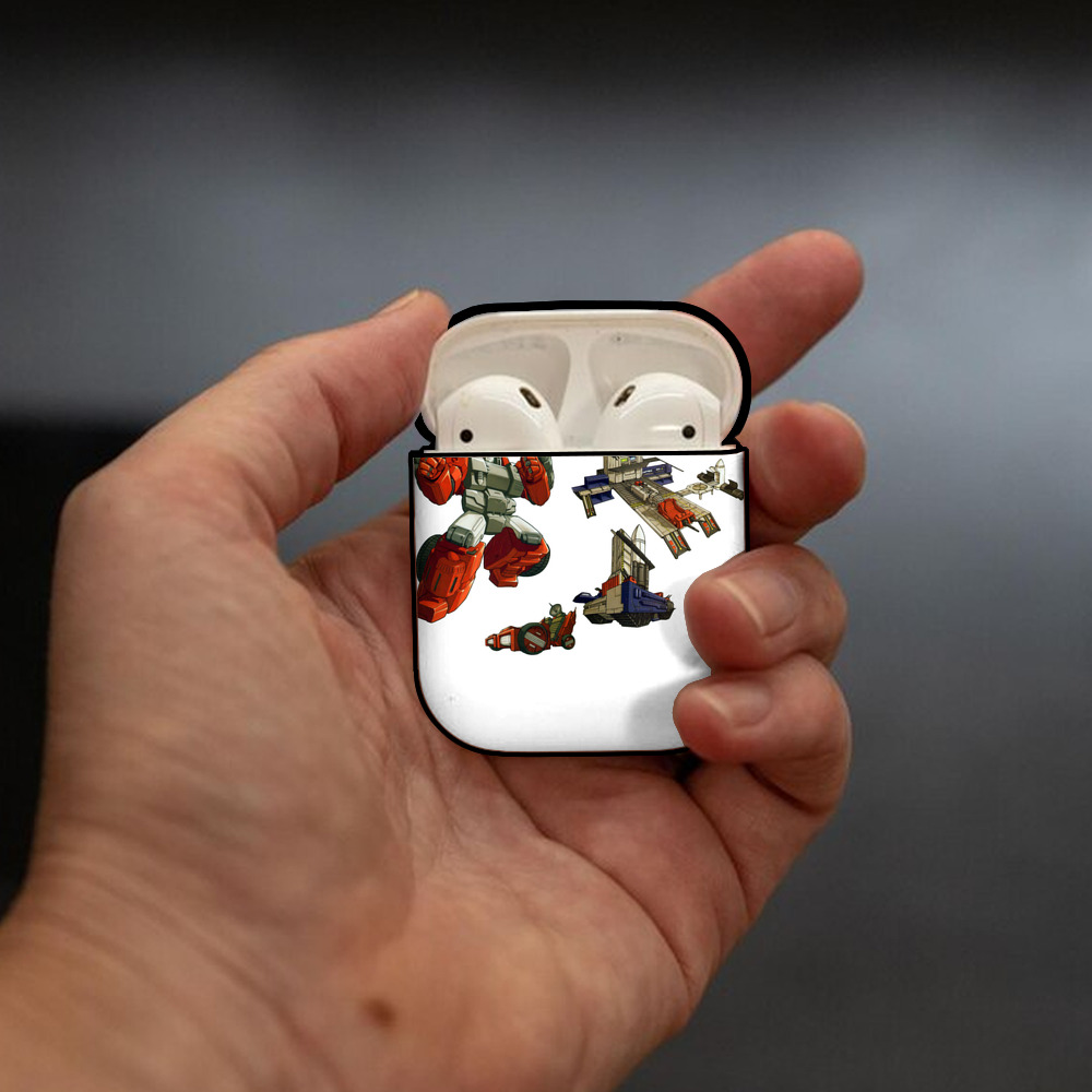  AirPods 第2世代保護ケース ハードシェル ブラック 耐衝撃・防指紋・カラビナ付き