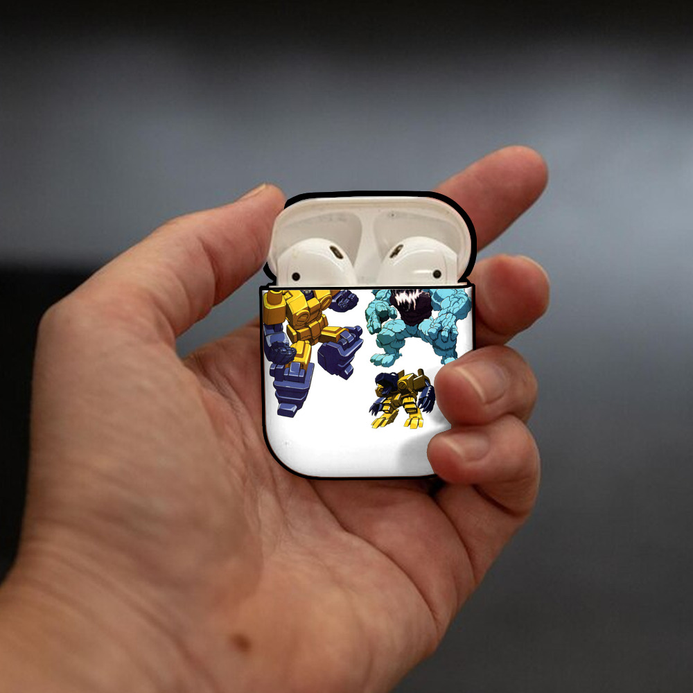  AirPods 第2世代保護ケース ハードシェル ブラック 耐衝撃・防指紋・カラビナ付き