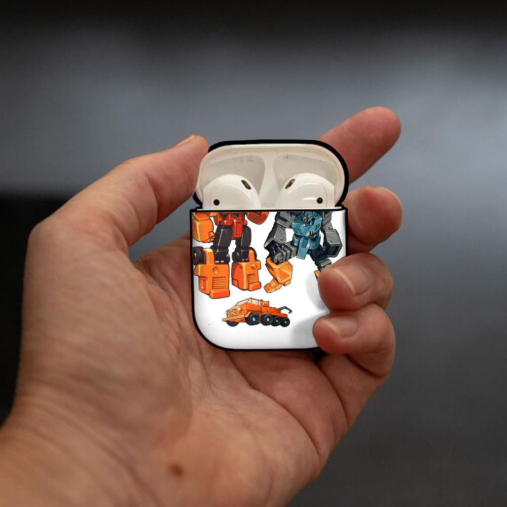  AirPods 第2世代保護ケース ハードシェル ブラック 耐衝撃・防指紋・カラビナ付き