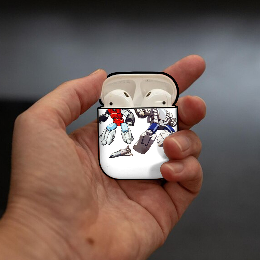  AirPods 第2世代保護ケース ハードシェル ブラック 耐衝撃・防指紋・カラビナ付き