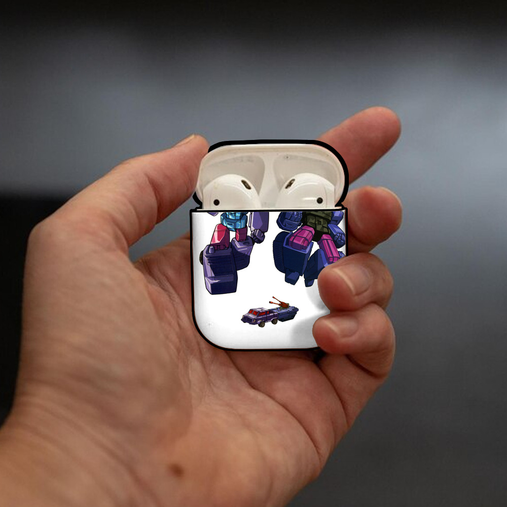  AirPods 第2世代保護ケース ハードシェル ブラック 耐衝撃・防指紋・カラビナ付き