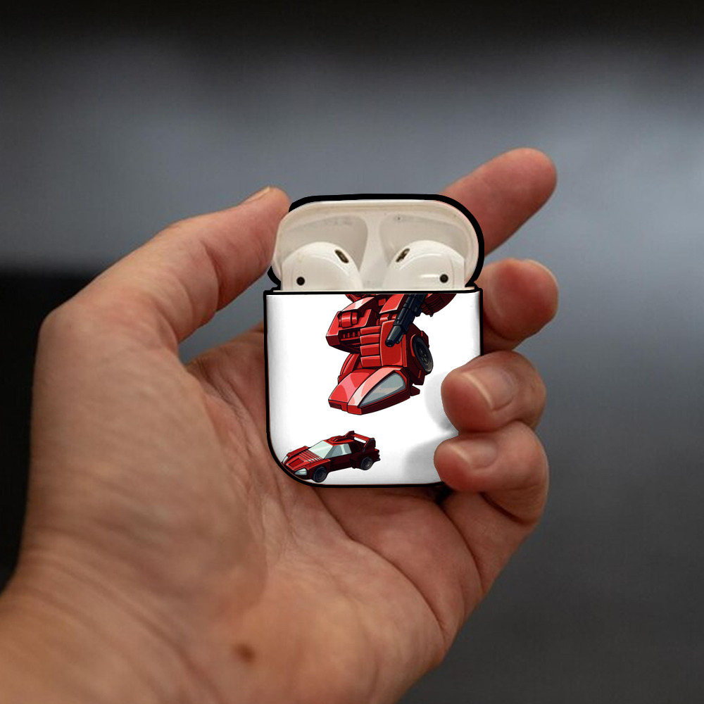  AirPods 第2世代保護ケース ハードシェル ブラック 耐衝撃・防指紋・カラビナ付き