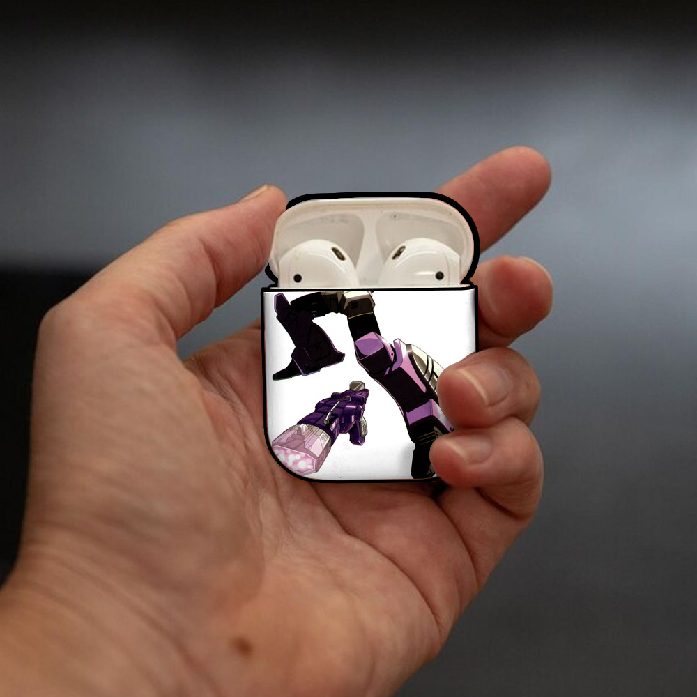  AirPods 第2世代保護ケース ハードシェル ブラック 耐衝撃・防指紋・カラビナ付き