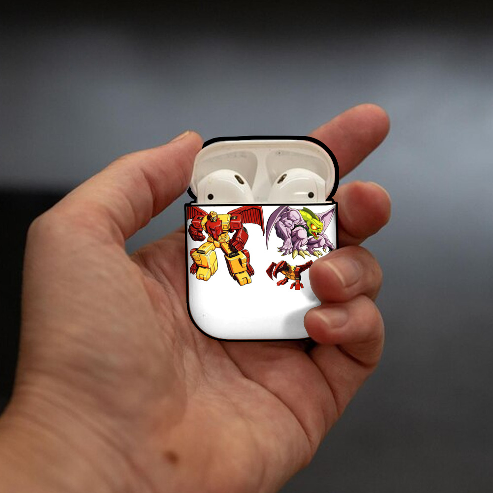  AirPods 第2世代保護ケース ハードシェル ブラック 耐衝撃・防指紋・カラビナ付き