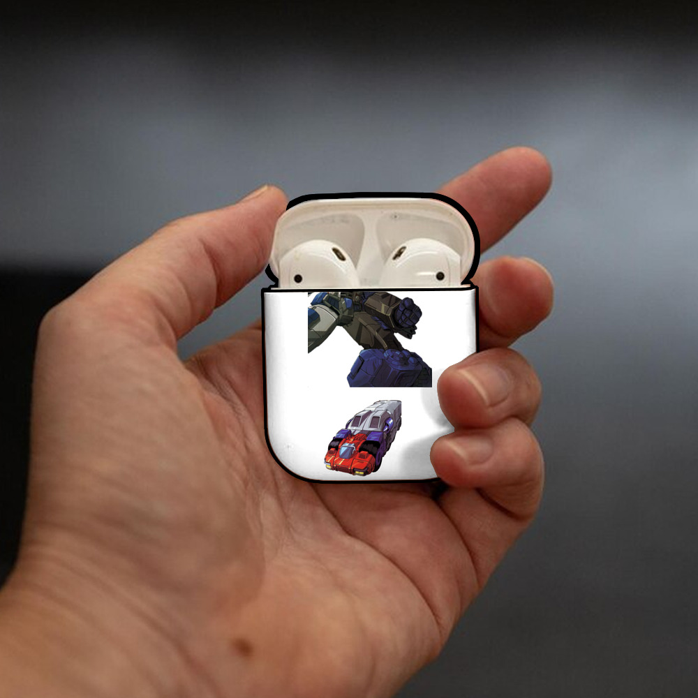  AirPods 第2世代保護ケース ハードシェル ブラック 耐衝撃・防指紋・カラビナ付き