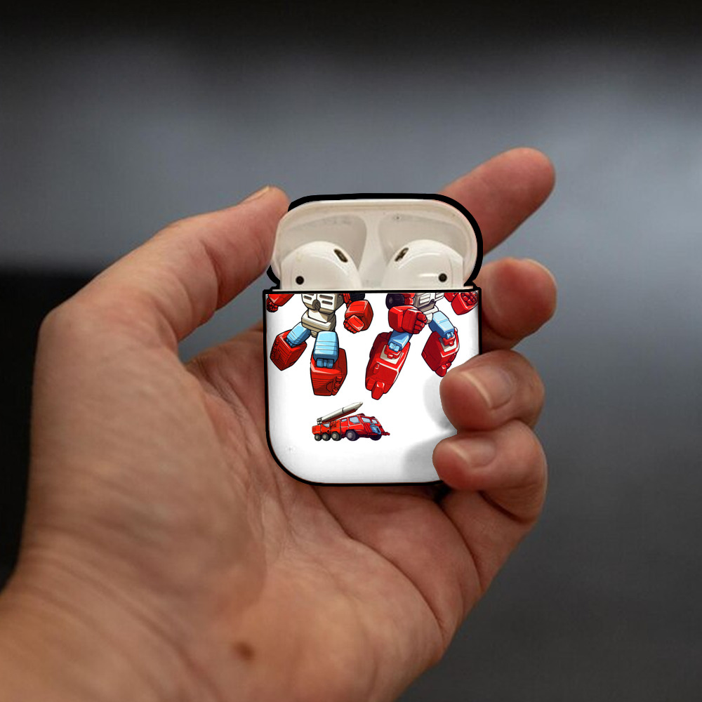  AirPods 第2世代保護ケース ハードシェル ブラック 耐衝撃・防指紋・カラビナ付き