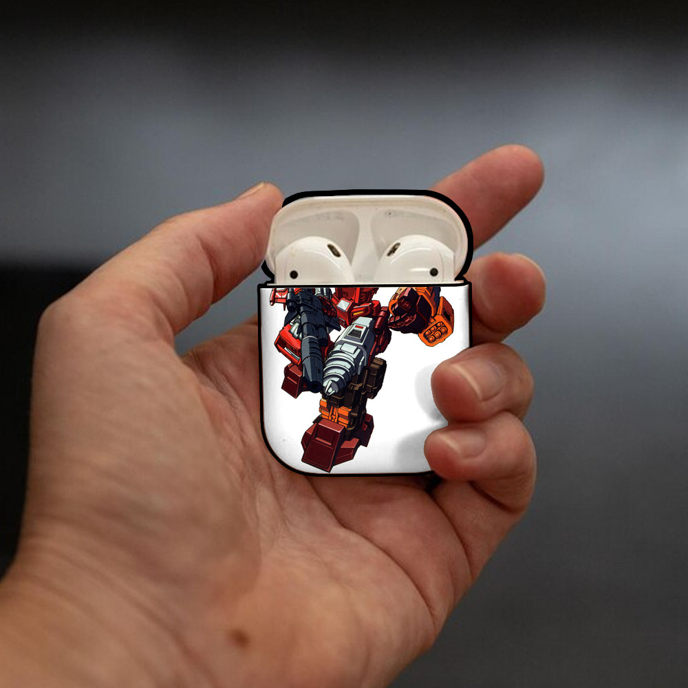  AirPods 第2世代保護ケース ハードシェル ブラック 耐衝撃・防指紋・カラビナ付き