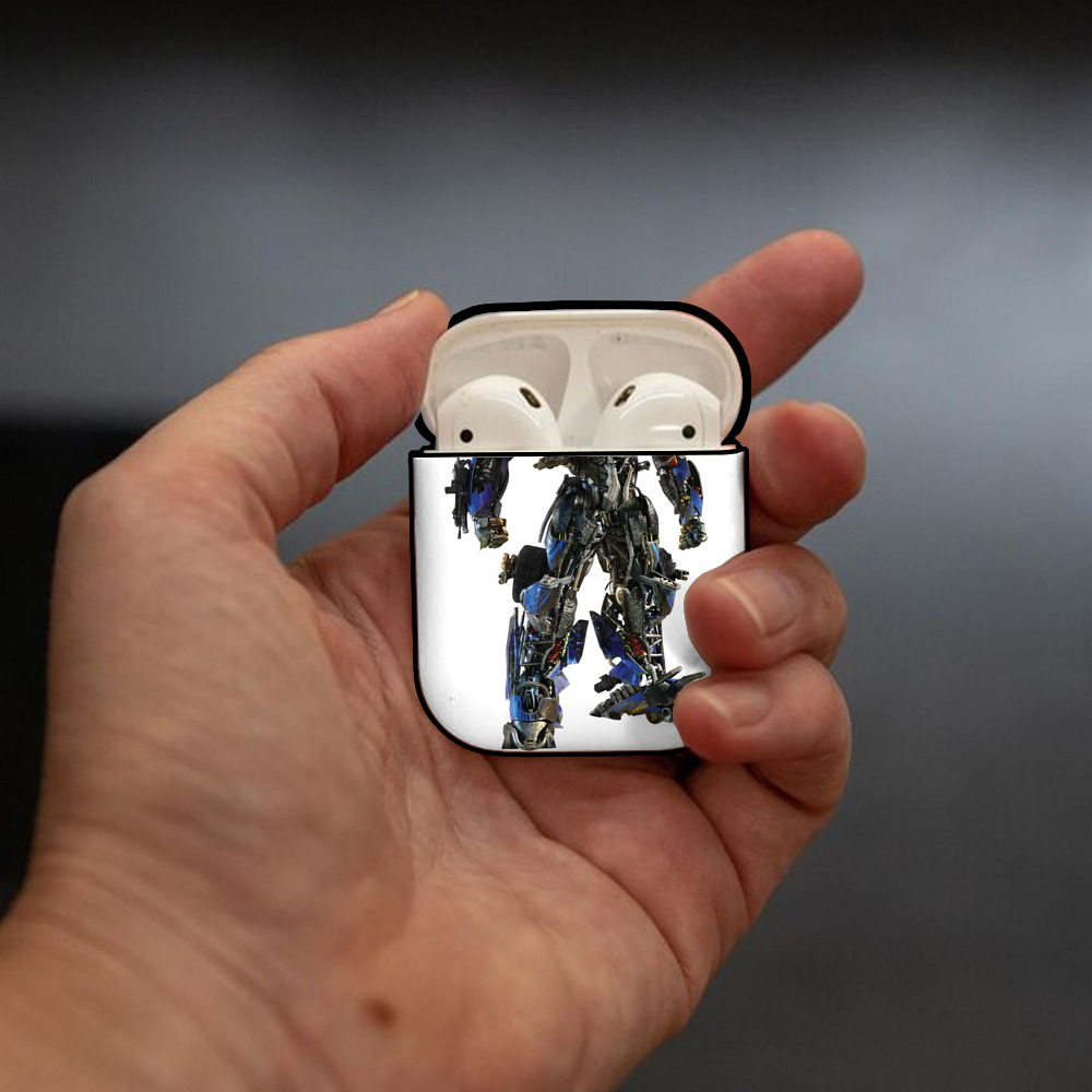  AirPods 第2世代保護ケース ハードシェル ブラック 耐衝撃・防指紋・カラビナ付き