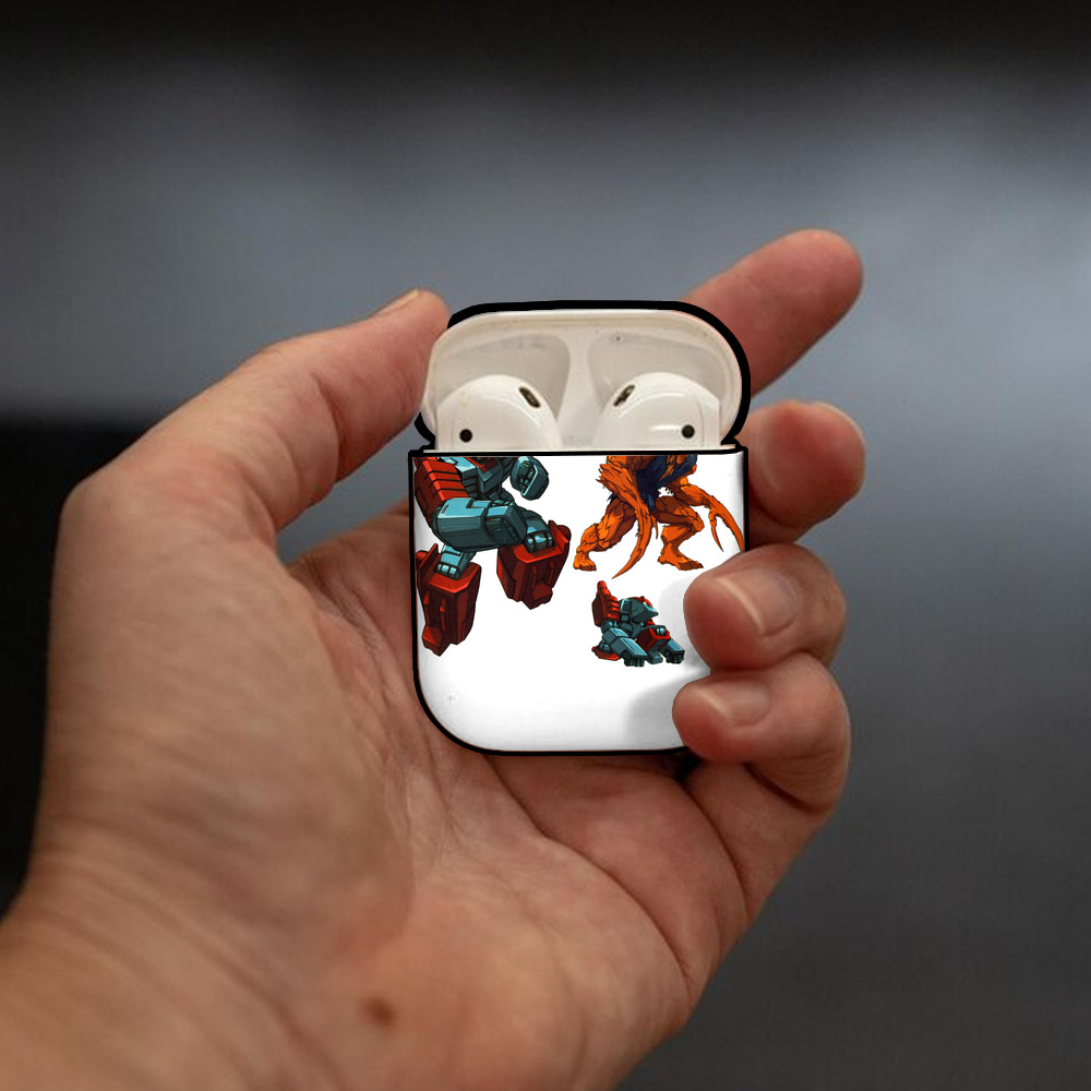  AirPods 第2世代保護ケース ハードシェル ブラック 耐衝撃・防指紋・カラビナ付き