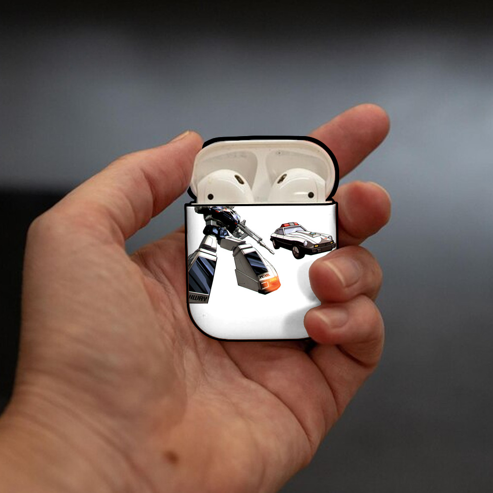  AirPods 第2世代保護ケース ハードシェル ブラック 耐衝撃・防指紋・カラビナ付き