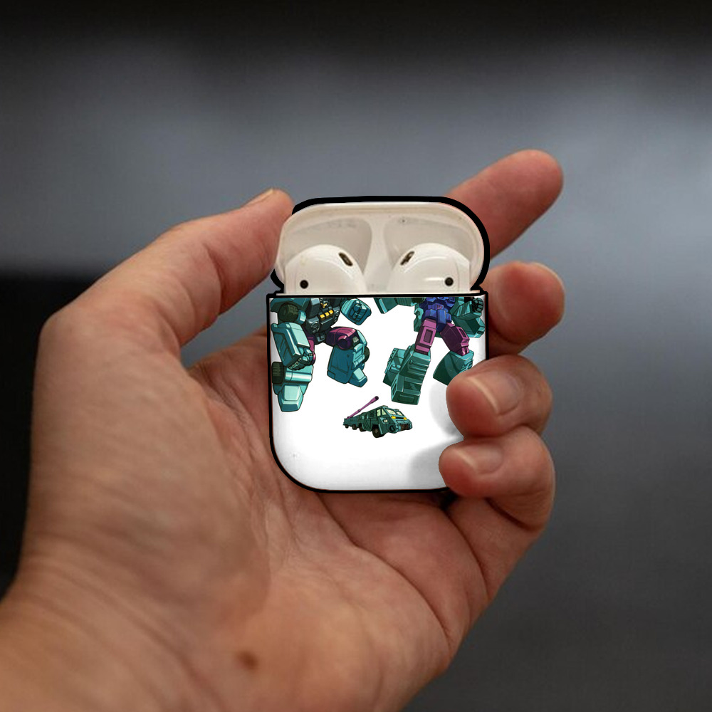  AirPods 第2世代保護ケース ハードシェル ブラック 耐衝撃・防指紋・カラビナ付き