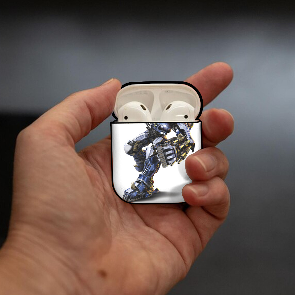  AirPods 第2世代保護ケース ハードシェル ブラック 耐衝撃・防指紋・カラビナ付き