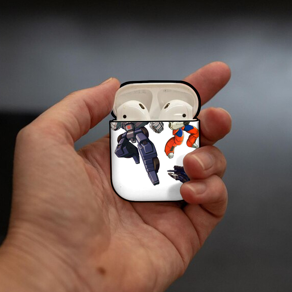  AirPods 第2世代保護ケース ハードシェル ブラック 耐衝撃・防指紋・カラビナ付き