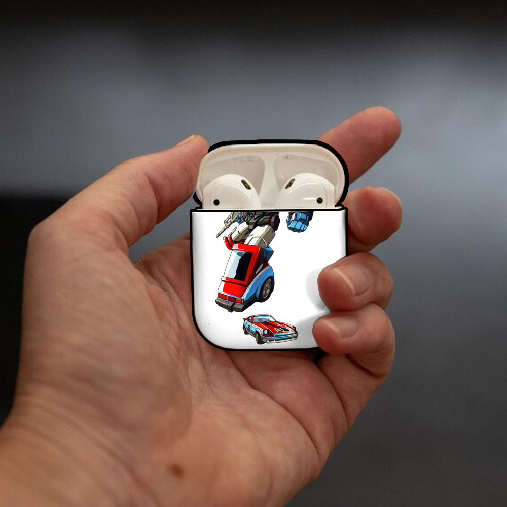  AirPods 第2世代保護ケース ハードシェル ブラック 耐衝撃・防指紋・カラビナ付き