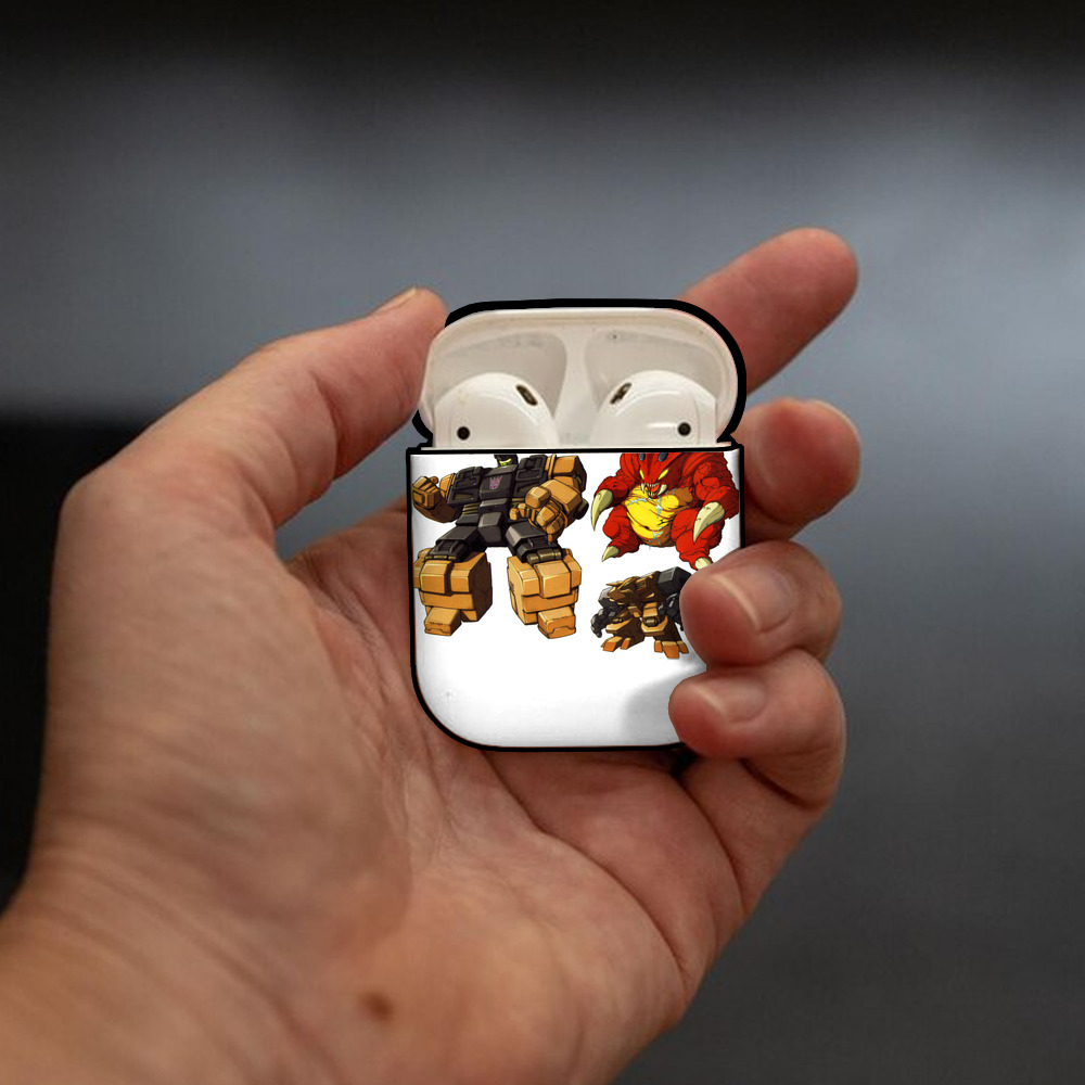  AirPods 第2世代保護ケース ハードシェル ブラック 耐衝撃・防指紋・カラビナ付き