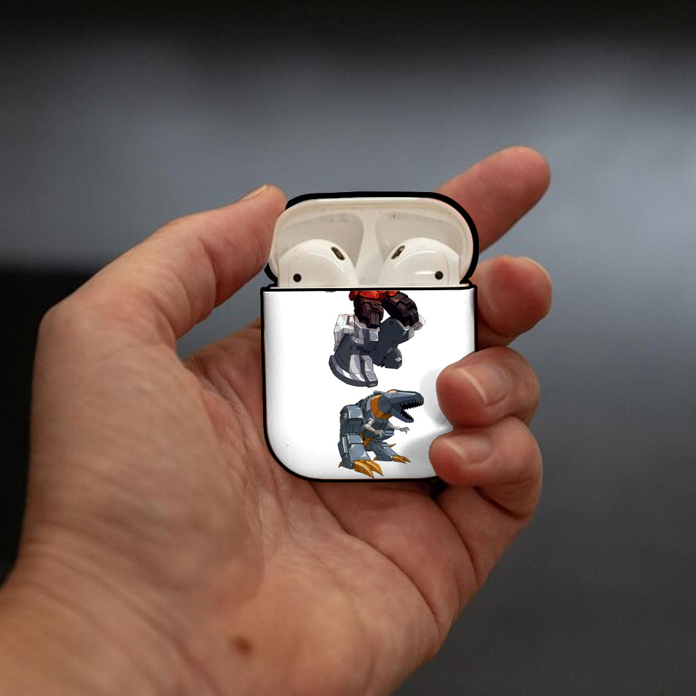  AirPods 第2世代保護ケース ハードシェル ブラック 耐衝撃・防指紋・カラビナ付き