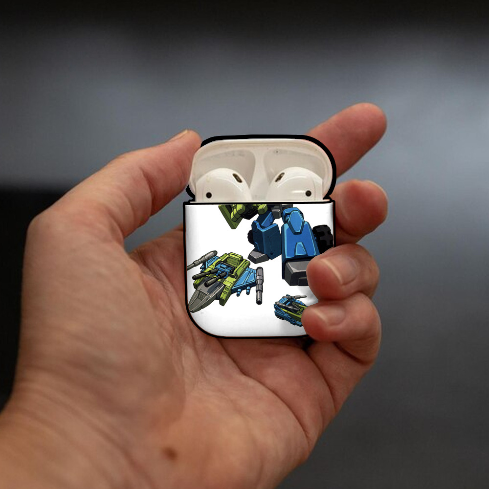  AirPods 第2世代保護ケース ハードシェル ブラック 耐衝撃・防指紋・カラビナ付き