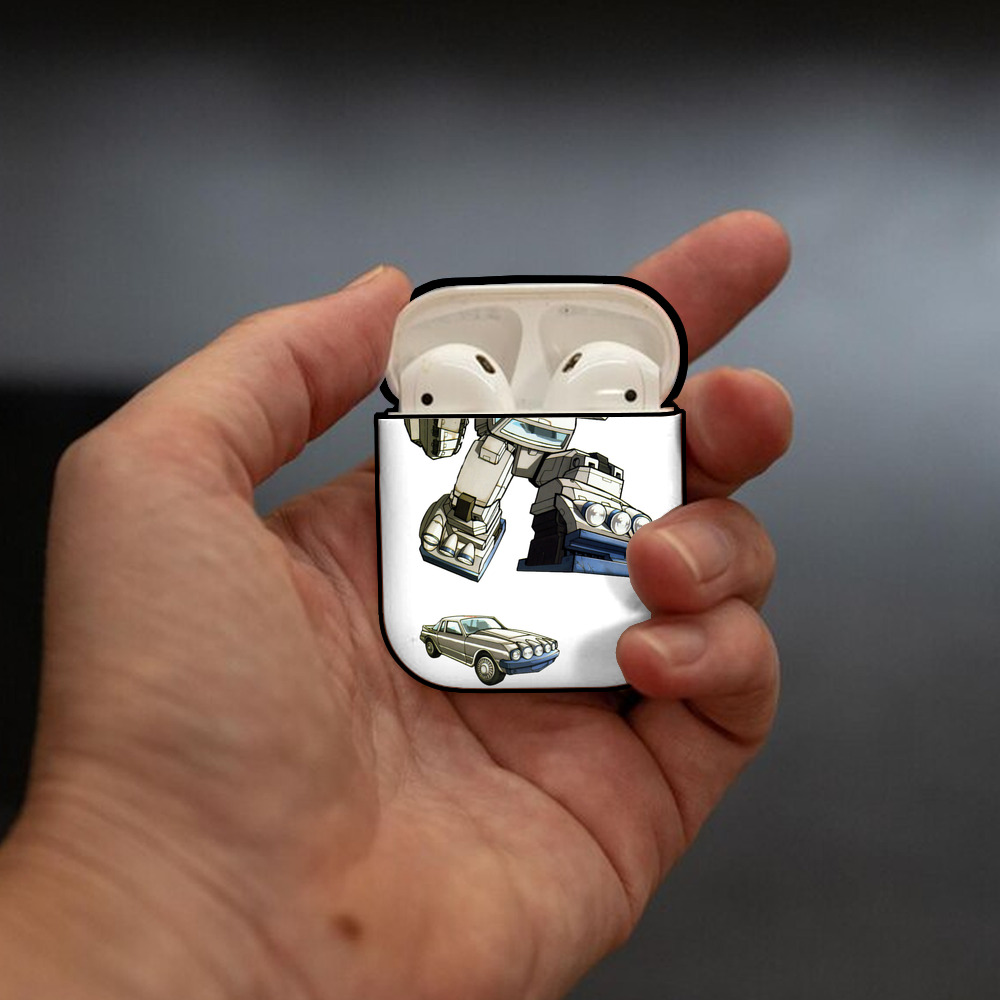  AirPods 第2世代保護ケース ハードシェル ブラック 耐衝撃・防指紋・カラビナ付き
