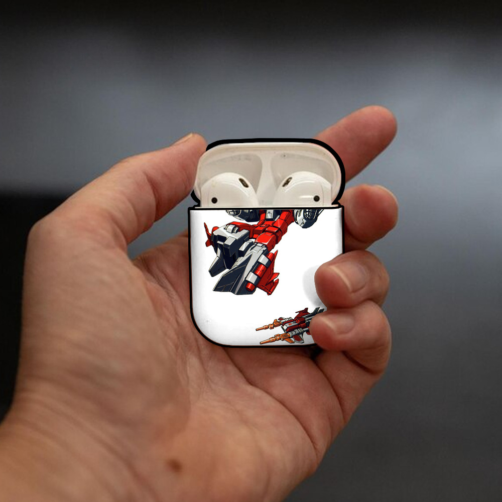 AirPods 第2世代保護ケース ハードシェル ブラック 耐衝撃・防指紋・カラビナ付き