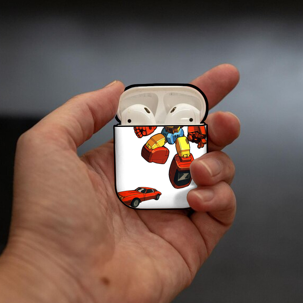  AirPods 第2世代保護ケース ハードシェル ブラック 耐衝撃・防指紋・カラビナ付き