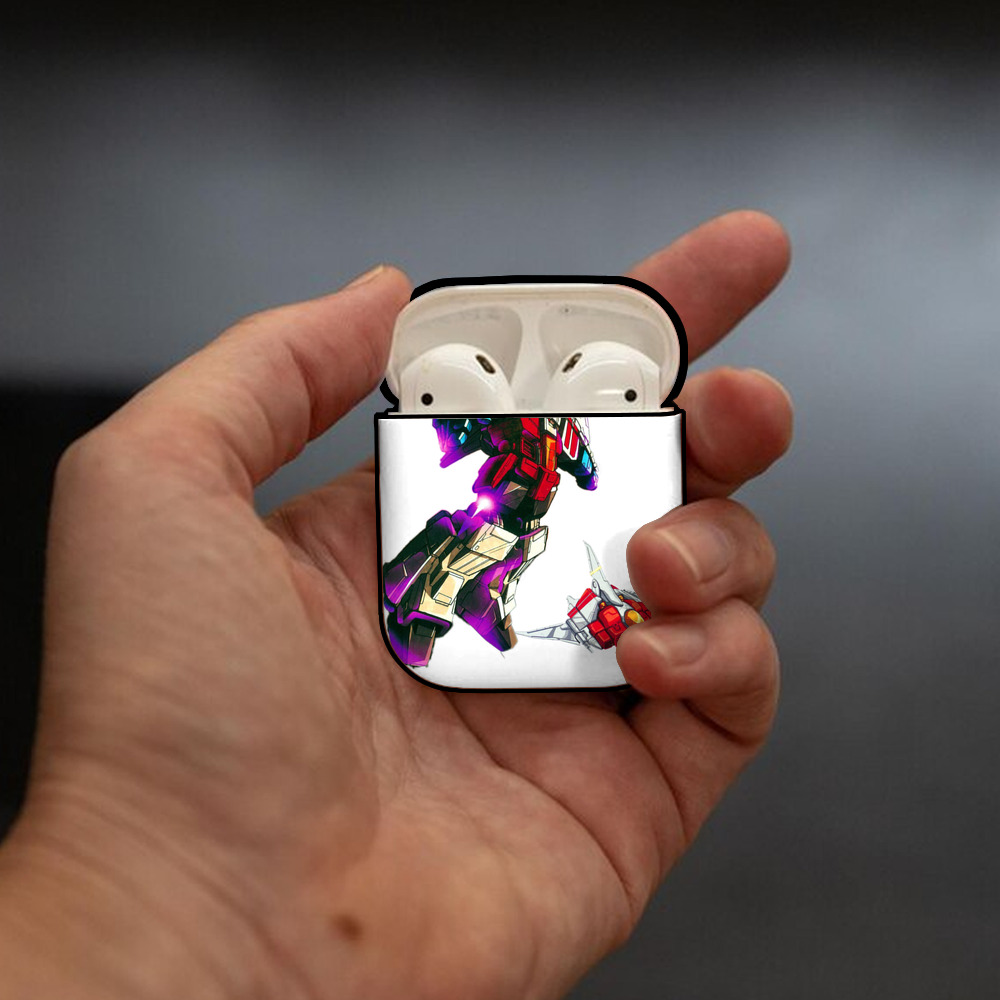  AirPods 第2世代保護ケース ハードシェル ブラック 耐衝撃・防指紋・カラビナ付き