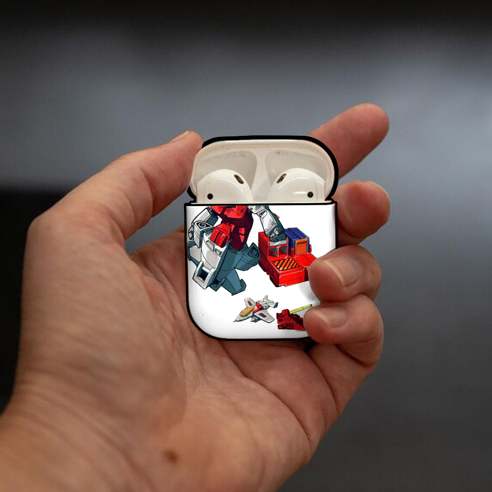  AirPods 第2世代保護ケース ハードシェル ブラック 耐衝撃・防指紋・カラビナ付き