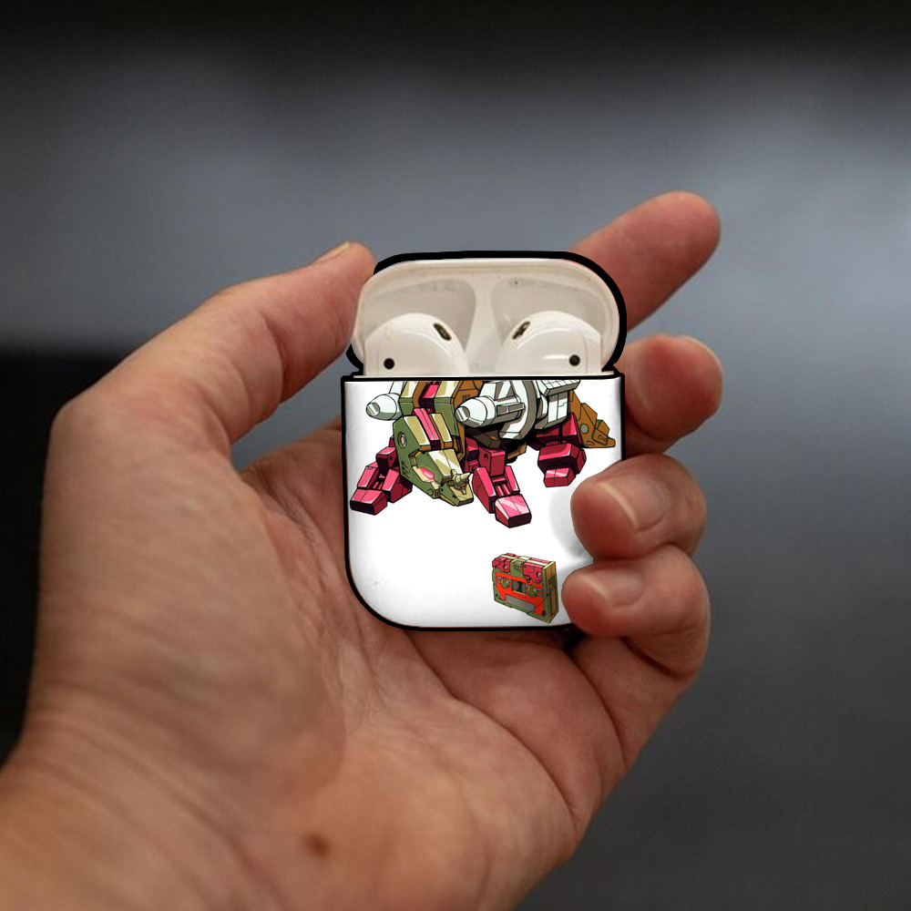  AirPods 第2世代保護ケース ハードシェル ブラック 耐衝撃・防指紋・カラビナ付き
