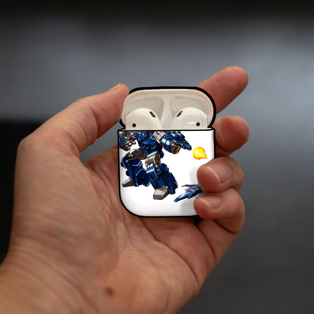  AirPods 第2世代保護ケース ハードシェル ブラック 耐衝撃・防指紋・カラビナ付き