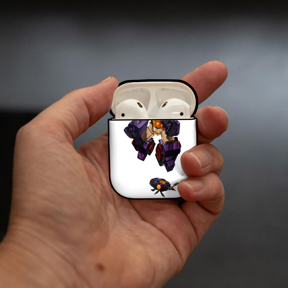  AirPods 第2世代保護ケース ハードシェル ブラック 耐衝撃・防指紋・カラビナ付き