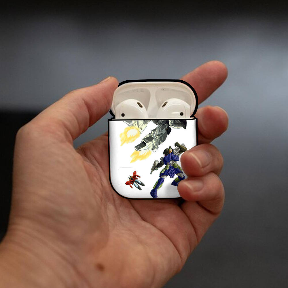  AirPods 第2世代保護ケース ハードシェル ブラック 耐衝撃・防指紋・カラビナ付き