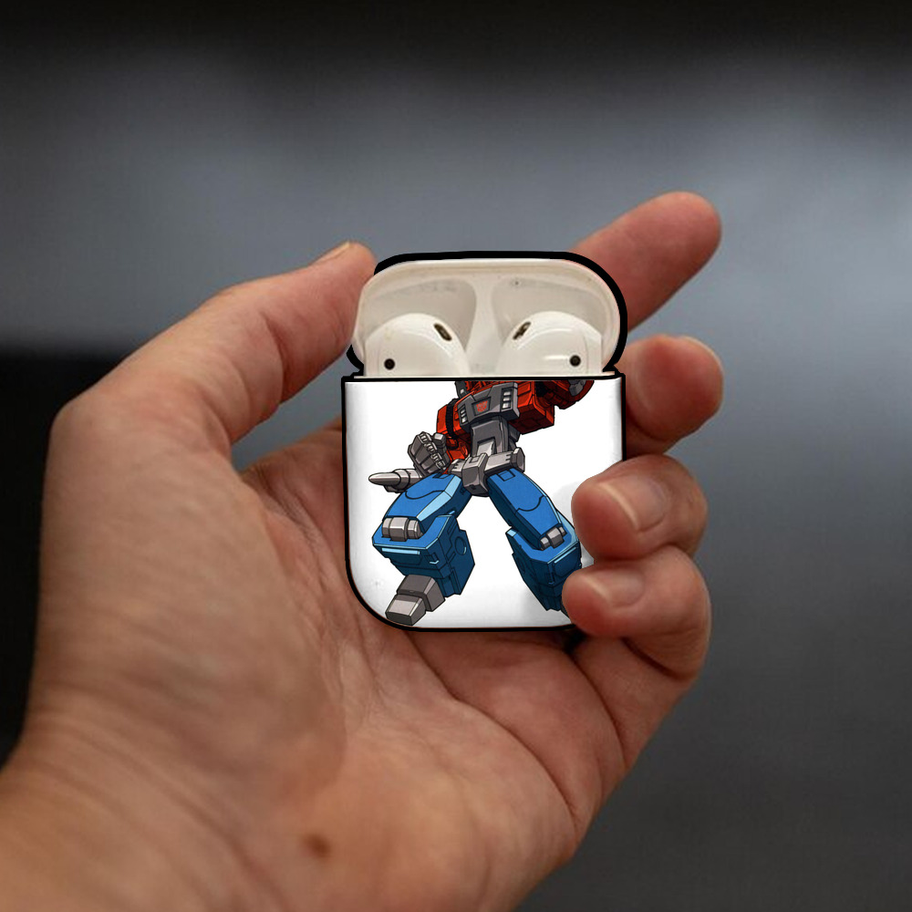  AirPods 第2世代保護ケース ハードシェル ブラック 耐衝撃・防指紋・カラビナ付き