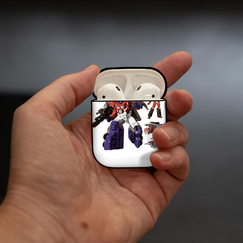  AirPods 第2世代保護ケース ハードシェル ブラック 耐衝撃・防指紋・カラビナ付き