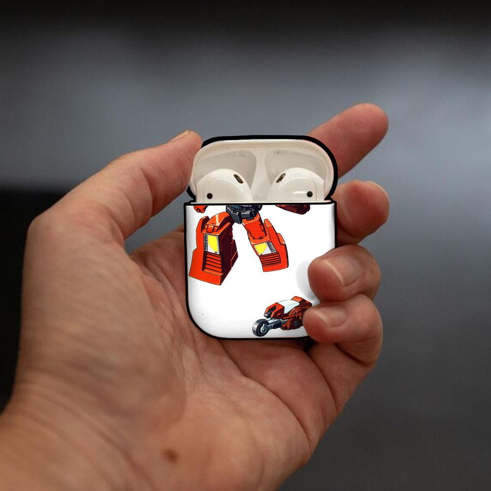  AirPods 第2世代保護ケース ハードシェル ブラック 耐衝撃・防指紋・カラビナ付き