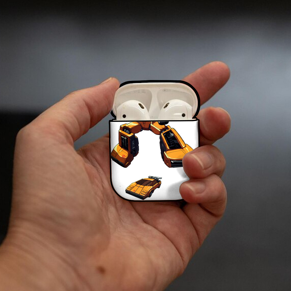  AirPods 第2世代保護ケース ハードシェル ブラック 耐衝撃・防指紋・カラビナ付き