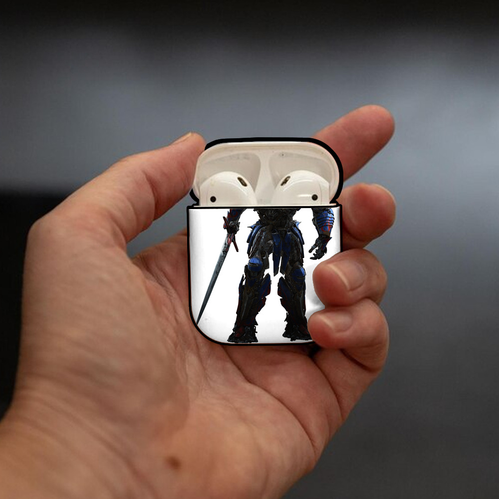  AirPods 第2世代保護ケース ハードシェル ブラック 耐衝撃・防指紋・カラビナ付き