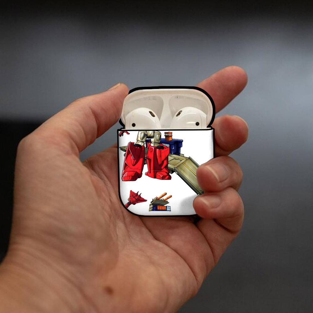  AirPods 第2世代保護ケース ハードシェル ブラック 耐衝撃・防指紋・カラビナ付き