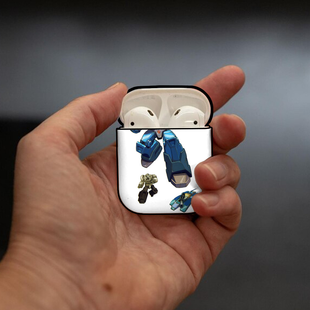  AirPods 第2世代保護ケース ハードシェル ブラック 耐衝撃・防指紋・カラビナ付き